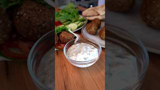 Falafels Have Never Tasted So Good 🔥😋 Zesty Falafel Sauce #thesauceandgravychannel #sauce #falafel