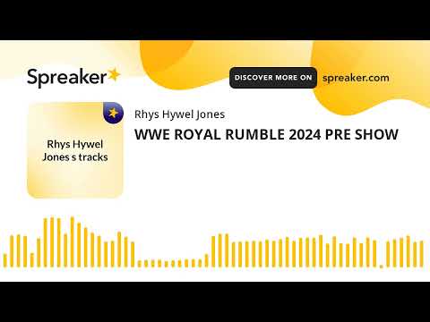 WWE ROYAL RUMBLE 2024 PRE SHOW