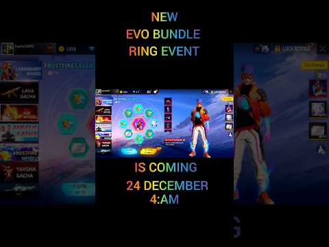 NEW RING EVENT UPDATE FREE FIRE || THIS RING EVENT IS COMING 24 DECEMBER || #freefire #sorts #viral