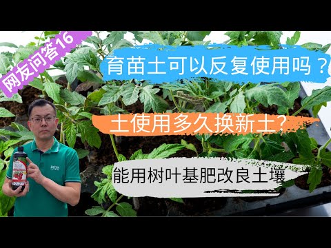 网友问答16：土使用多久换新土？育苗土可以反复使用吗？能不能自己用树叶基肥改良土壤啊？