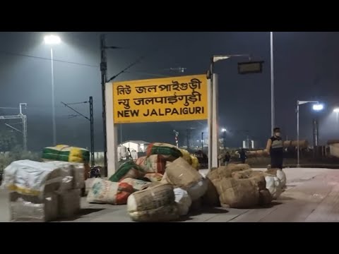 New Jalpaiguri railway station West Bengal NJP Junction, Indian Railways Video in 4k ultra HD