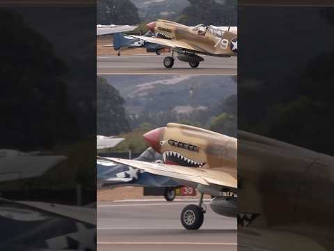 American warbirds getting ready for departure