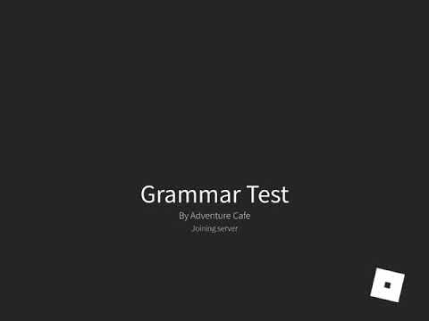 grammar test?! 😱