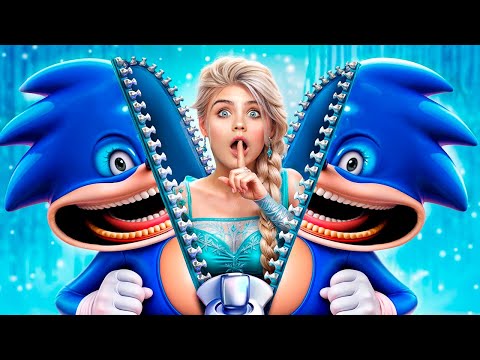 From SHIN SONIC to Elsa: Extreme Frozen Jail Makeover!