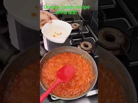 #orenge candy 🍭 recipe #viral video #trending video #food #candy #sweet #youtube #shorts #reels