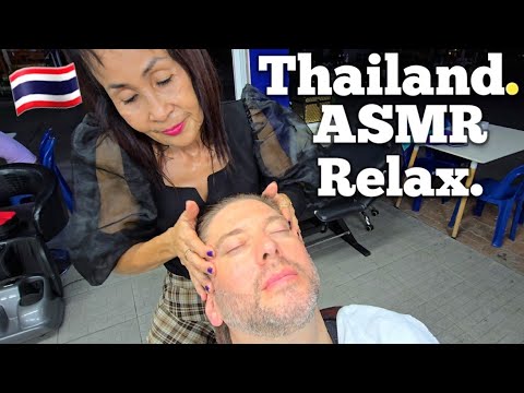 💈$2 LADY BARBER SILL GOT IT! Pattaya, Thailand 🇹🇭 (ASMR relax)