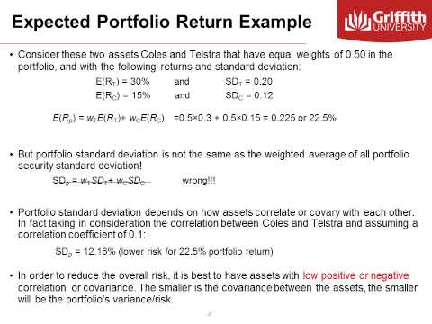 Module 5 Expected Returns and Diversification