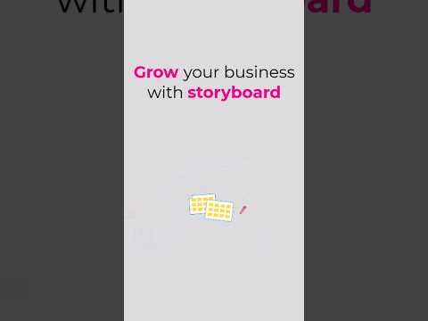 Grow your business with storyboard. #businessideas #storyboard #shorts #payalexplains