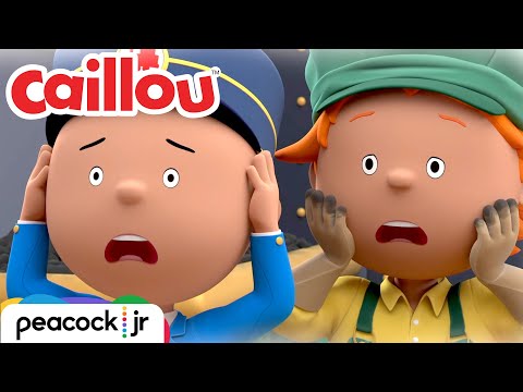 Caillou the Train Conductor! | CAILLOU