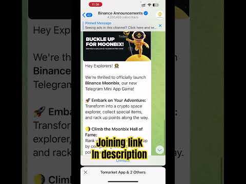 BREAKING BINANCE LAUNCHED ITS OWN MINI APP GAME MOONBIX JOIN NOW