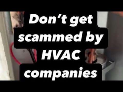 🚨 HVAC company scam! 🚨