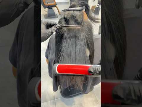 Hair keratin treatment #music #beach #love #travel #edm #youtubeshorts #hair