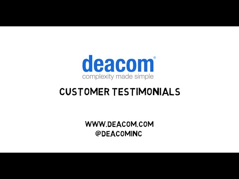 Deacom Customers discuss their DEACOM experiences