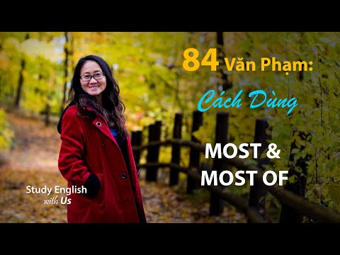 Study English - Văn Phạm: Cách Dùng MOST & MOST OF