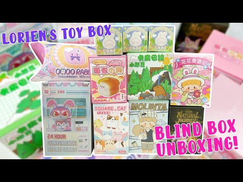 LET'S OPEN 10+ BLIND BOXES THAT MY FRIEND @LoriensToyBox CHOSE FOR ME! KikaGoods Mystery Unboxing!