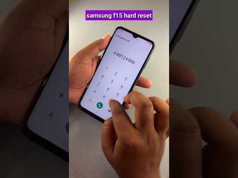 How to hard reset samsung f15 by pattern pin lock remove #shorts