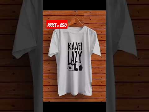 Kafi Lazy T-Shirts || Online delivery #shorts