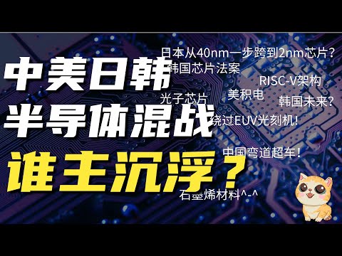 芯片大变局：日本大跃进，韩国拖后腿，美国看不懂，中国弯道超车