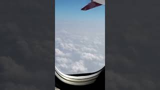 Flite journey #aeroplane #trending #viral #tourism #hyderabad #kerala #beautiful #sky #miracle