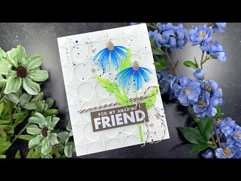 EASY Ink Blended Flowers | Simon Says Stamp Charming Daisy