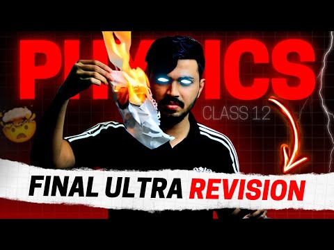 LIVE 🔴 Complete Physics Revision 😱🔥 Class 12 CBSE Boards 2023-24