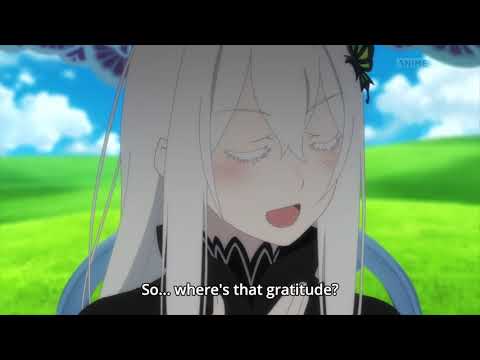 Subaru drinks body fluids tea Echidna | Re:Zero Season 2 - Funny Moments Anime