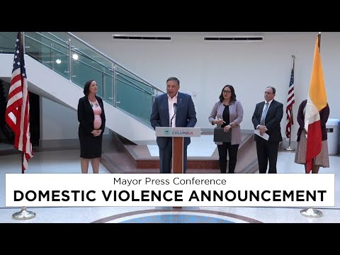 Press Conference -  Domestic Violence Announcement