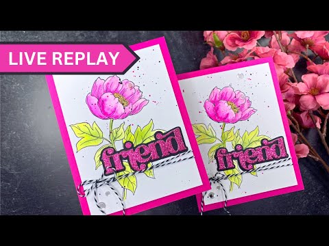 🟣LIVE REPLAY! AlteNew BetterPress Billowing Flower Cards