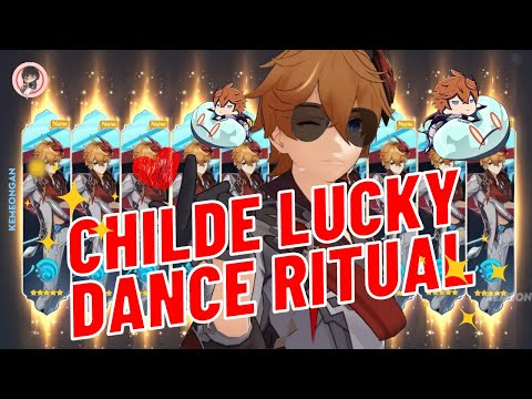 Childe Lucky Dance Ritual Genshin Impact