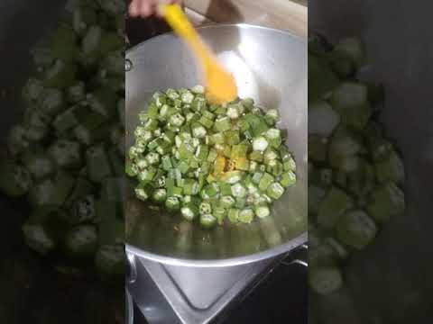 #bhindi ki bhujia easy recipe healthy and tasty recipe by YouTube video by Kriti kitchen 😊😊🔥🔥