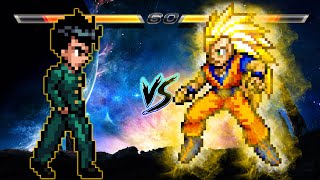 👥 URAMESHI YUSUKE V3 VS GOKU SSJ3 IN JUMP FORCE MUGEN