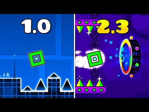 Evolution of Geometry Dash (1.0 - 2.3)