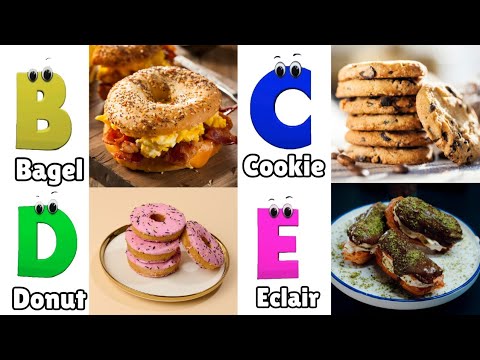 Food ABC Song for Toddler | Phonics for Kids | Alphabet Letters | Learn ABC