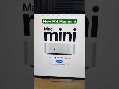 New M4 Mac mini announced! #mac #apple #m4