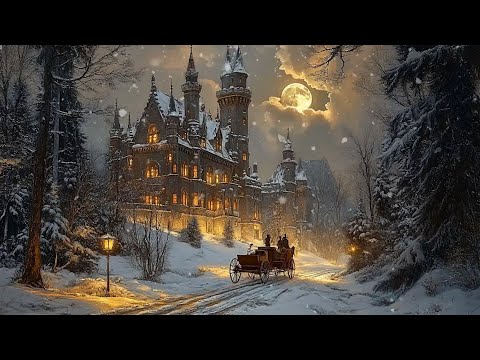 Medieval Castle Lights Up On A Winter Day | Best Celtic Music - Soothing Music To Soothe The Soul