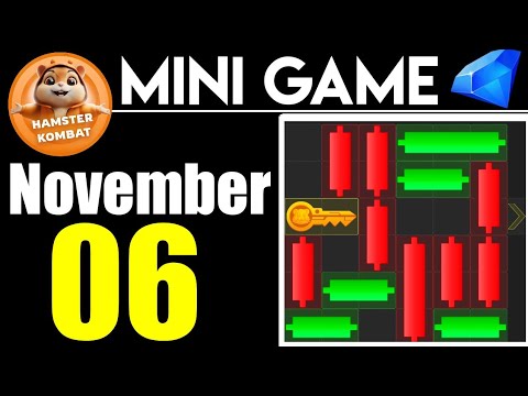 Hamster kombat Mini-Game 6th November (Puzzle Solved) #hamsterkombat #minigame #puzzlegame