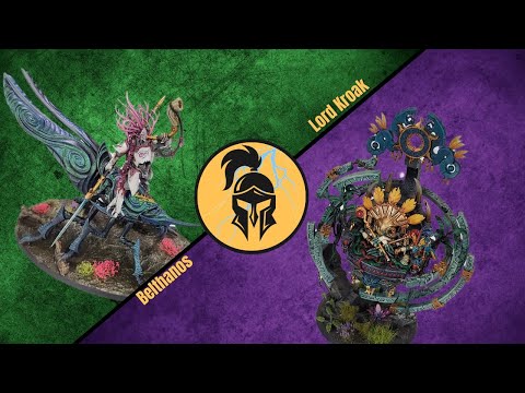 Age of Sigmar Battle Report: Las Vegas Open Prep!! Seraphon vs Sylvaneth: Big Bug vs Space Frog!!