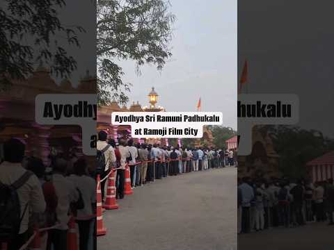 Ayodhya Sri Ramuni Padhukalu at Ramoji Film City 🙌