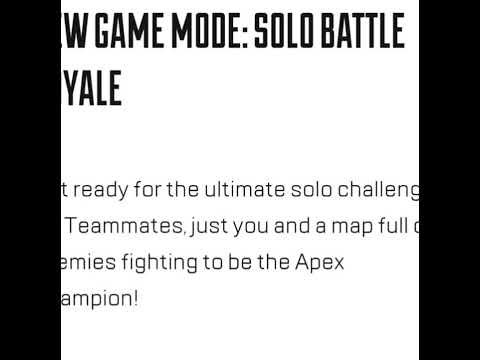 Upcoming Solo Mode is Confirmed | Apex Legends Mobile Season 3 #apexleaks #apexmobile #shorts #short