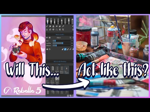 Does This Program ACTUALLY Act Like Real Paint? ✦ Rebelle 5 Pro Review