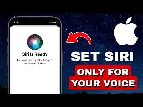 How To Set Siri Only For My Voice (UPDATED METHOD)