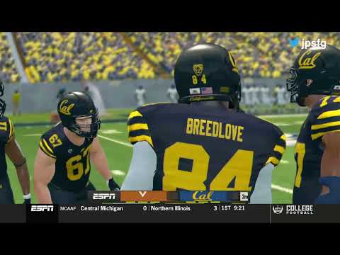 Virginia vs. #23 Cal (Dynasty Game) | CFB Revamped Legacy Season Week 8 | Jefe on Commentary