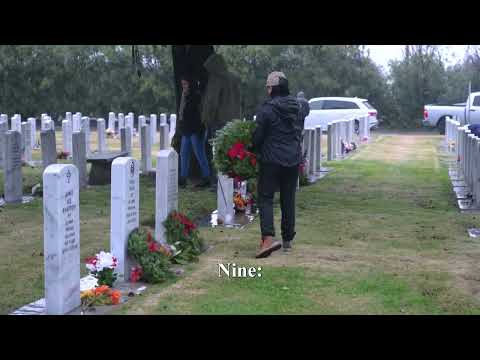 Wreaths Across America at Sutter Cemetery, California