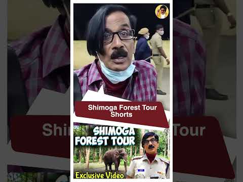 Manobala Shimoga Forest Tour | Chennai to Banglore | Shooting vlog | #wastepaper #shorts