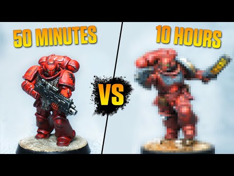 TIME INVESTMENT vs OUTCOME in Miniature Painting