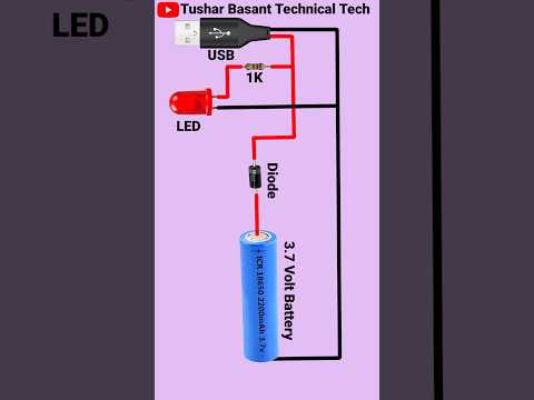 Lithium Battery Charging indicator #shorts