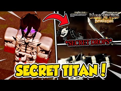 AOT Revolution UPDATE 2 How To Spawn Secret Attack Titan Raid Onikiri Fast + Full Guide!!