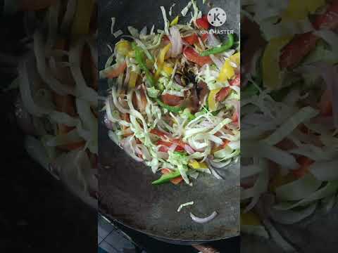 Veg Hakka 🍜 Noodles # shortvideo#ytshort#Homestyle cooking #viral#Trending#