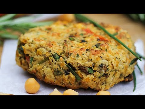 Vegan Mushroom Chickpea Burgers - gluten-free and delicious