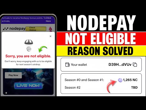 Nodepay Not Eligible Solution 🥳 | Nodepay Coin Price Prediction | Nodepay Token Deposit Binance